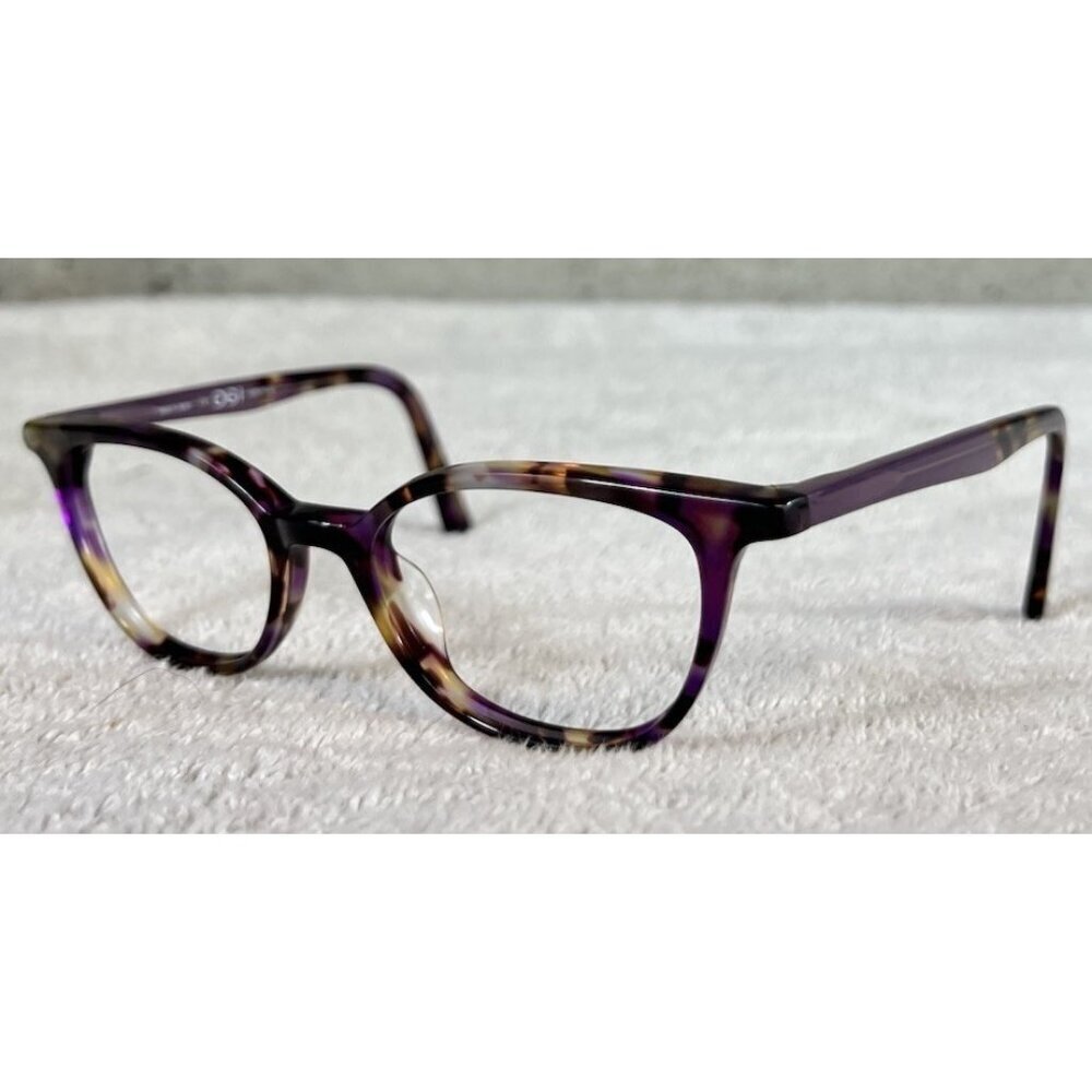 OGI HERITAGE 7162 2010 Round Purple Tortoise Pearl Eyeglasses Frames 47-17-135